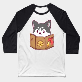 Husky Dungeon Master Baseball T-Shirt